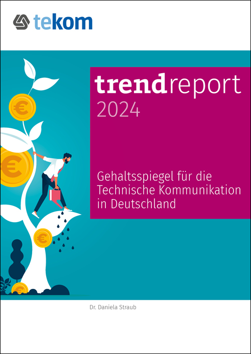 Ausgabe trendreport 2024 - tekom-Gehaltsspiegel